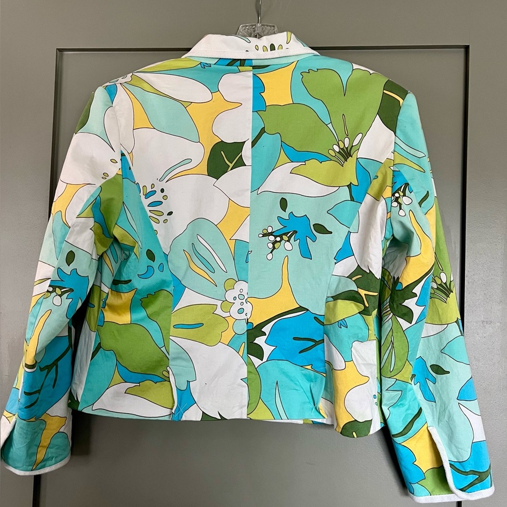 Peter Nygard Retro 60’s Blazer jacket SZ 14 - Picture 2 of 9